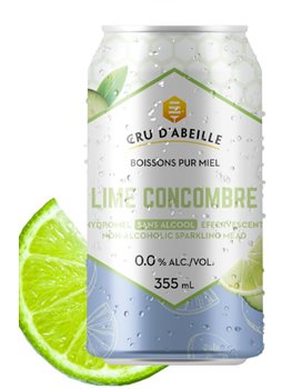 Cru D'Abeille - Hydromel Lime Concombre Sans Alcool