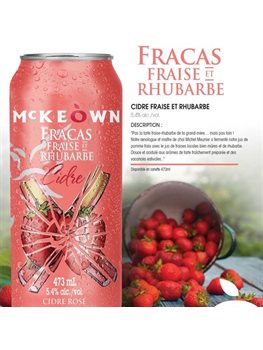 McKeown Cidre Fraise & Rhubarbe