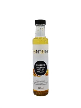 Miel Fontaine - Vinigrette Moutarde Miel et Pollen